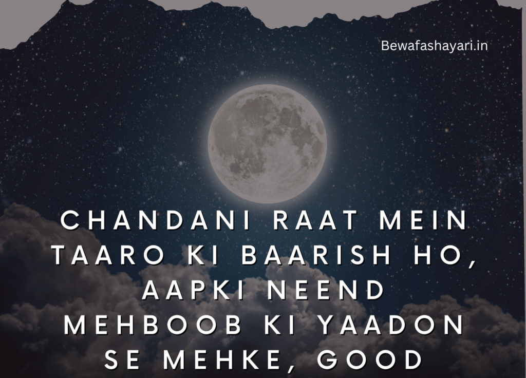 Unique Good Night Shayari in Hindi